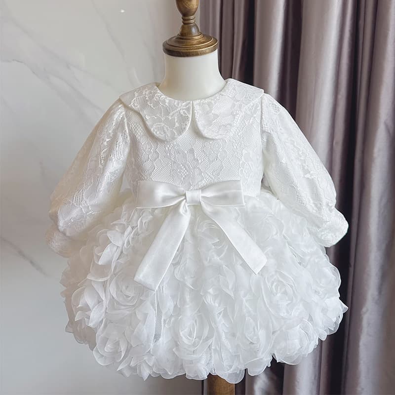 One-year-old baby girl dress autumn 2026 new style tutu skirt western style banquet birthday party princess skirt girl