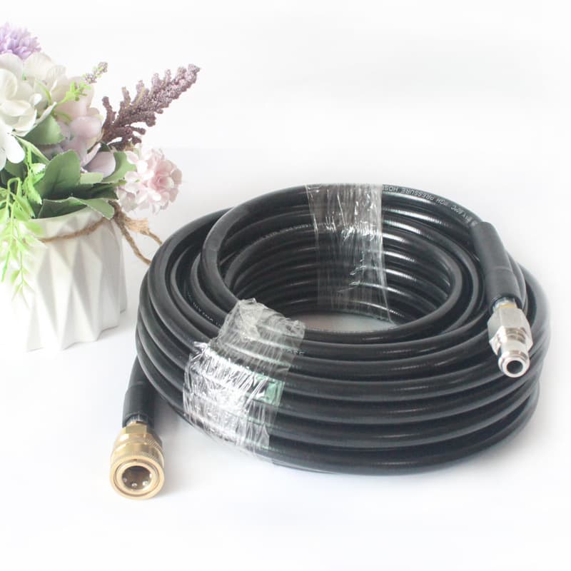 Cross-Border Karcher K2 High-Pressure Washer Hose 1/4 Quick-Connect Explosion-Proof Hose 2-Layer Thickened Hose 3/8 Quick-Release Connector