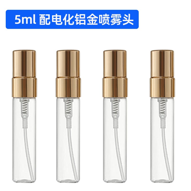 Sample Perfume Refillable Bottle 2ml 3ml 5ml 10ml Perfume Glass Spray Bottle Travel Perfume Dispenser