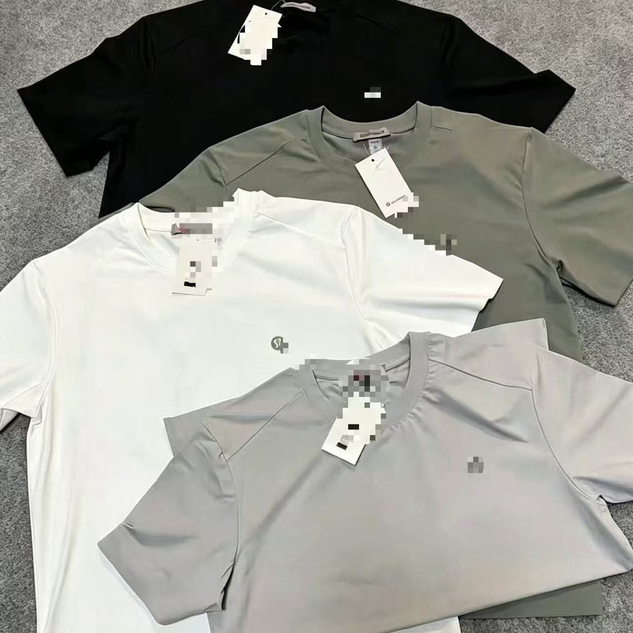 Yuanfan Good Product Lu Lu New Men's and Women's Round Neck Quick-Dry Short Sleeve Running Fitness Summer T-Shirt Breathable Wholesale