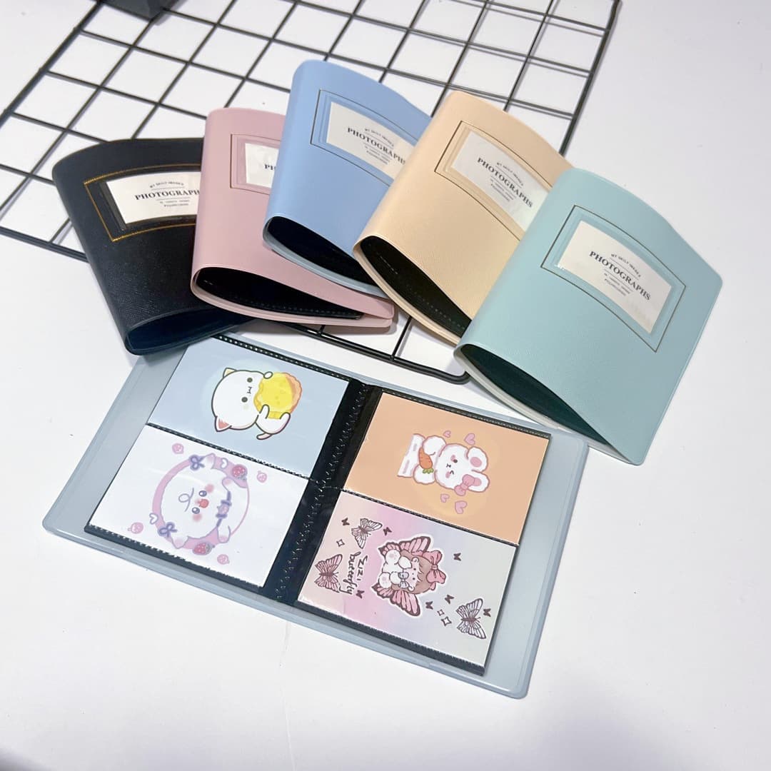 Spot Polaroid photo album mini one-square two-square 3-inch mini photo album Fuji photo paper special storage album