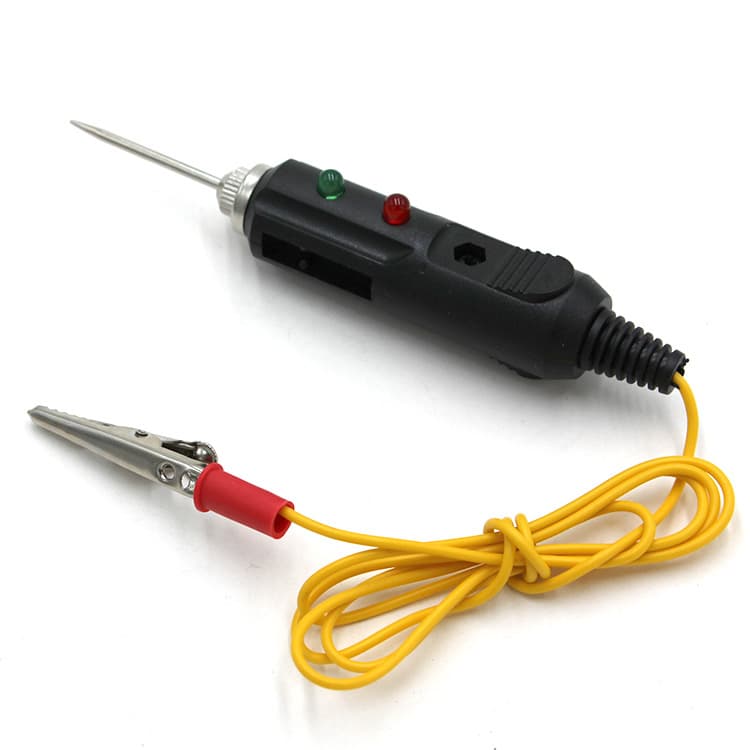 Russian Cigarette Lighter Alligator Clip Cable, Cigarette Lighter with Probe, Built-in Buzzer and Indicator Light