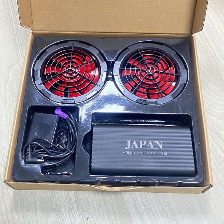 Vietnam's popular summer cooling air-conditioning clothing with fan power supply complete set of outdoor welding labor protection work clothes for men