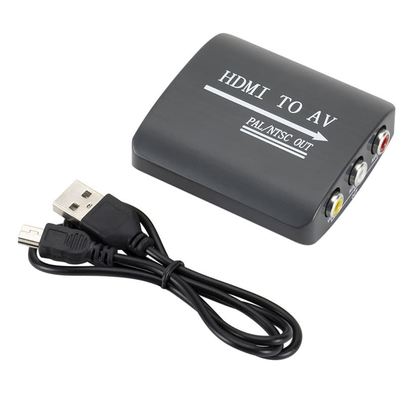 New HDMI to AV Converter HDMI to AV Cable 1080P HD Interface for Old TV HDMI to RCA