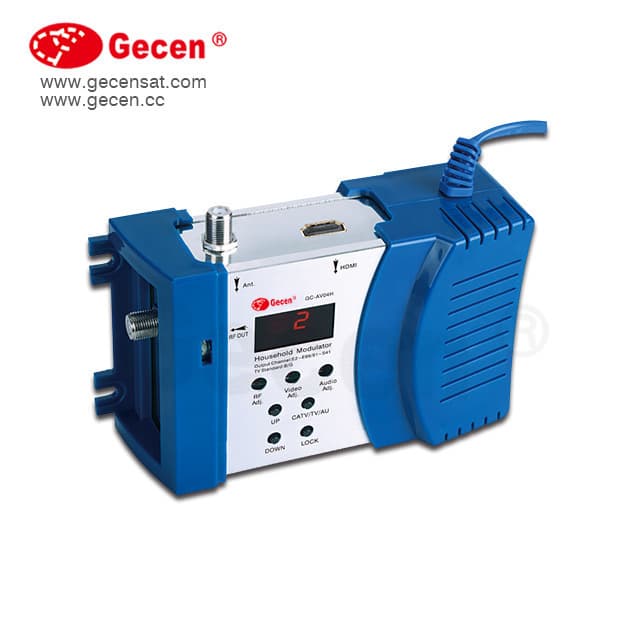 GECEN Wired TV Home Front-end Modulator HD To RF Modulator VHF UHF5859