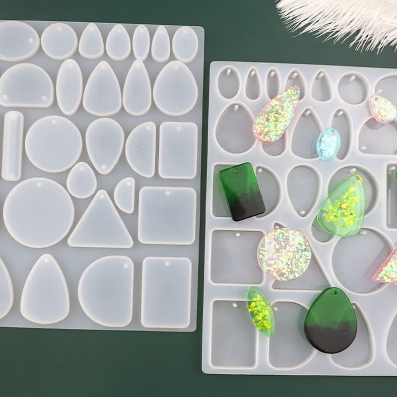 38-link Moonstone Flip Sugar Silicone Mold Cake Decoration Handmade Drip Glue Mold Kitchen Tableware/cake Mold/cake Decoration