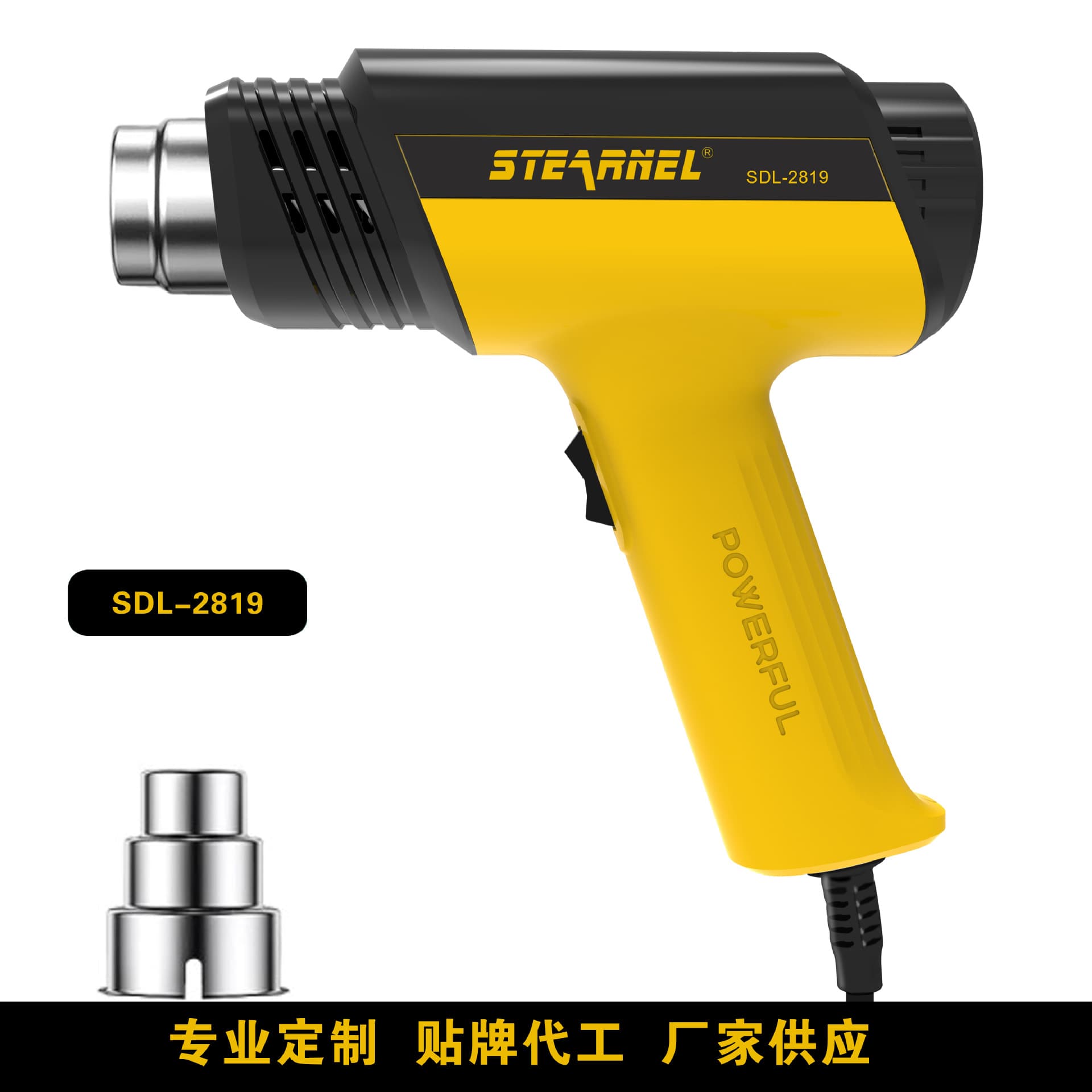 Cross-border New Hot Air Gun Mini Blow Torch for Automotive Repair, Soldering, Shrink Molds, and Heat Shrink Tubing