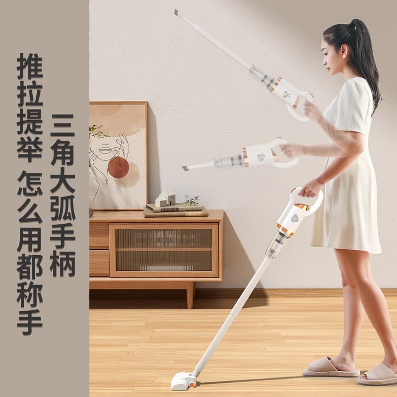 Cross-border New Product High Power Handheld Household and Car Vacuum Cleaner Dual-use Cordless High Suction Dust Mite Removal Vacuum