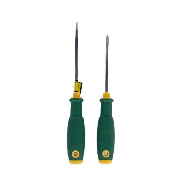Factory Direct Strong Magnetic Screwdriver Set, Phillips and Flathead, Soft Rubber Handle, Chrome Vanadium Steel, Wholesale