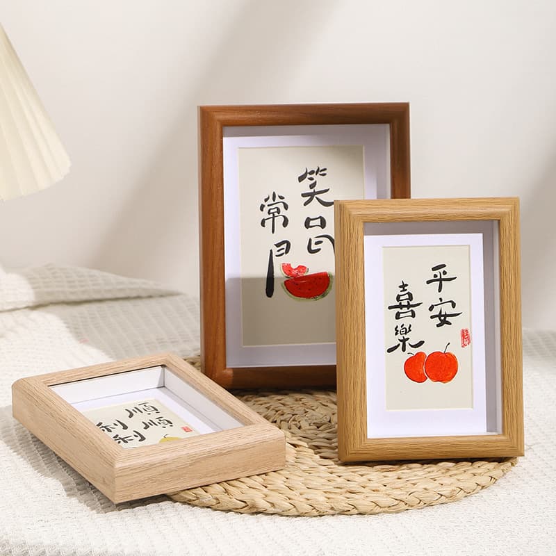 Hollow Frame 3D Shadow Box Photo Frame Stand for 5 6 7 8 Inch Photos A4 Wall Mount Calligraphy Painting Frame Dried Flower Frame