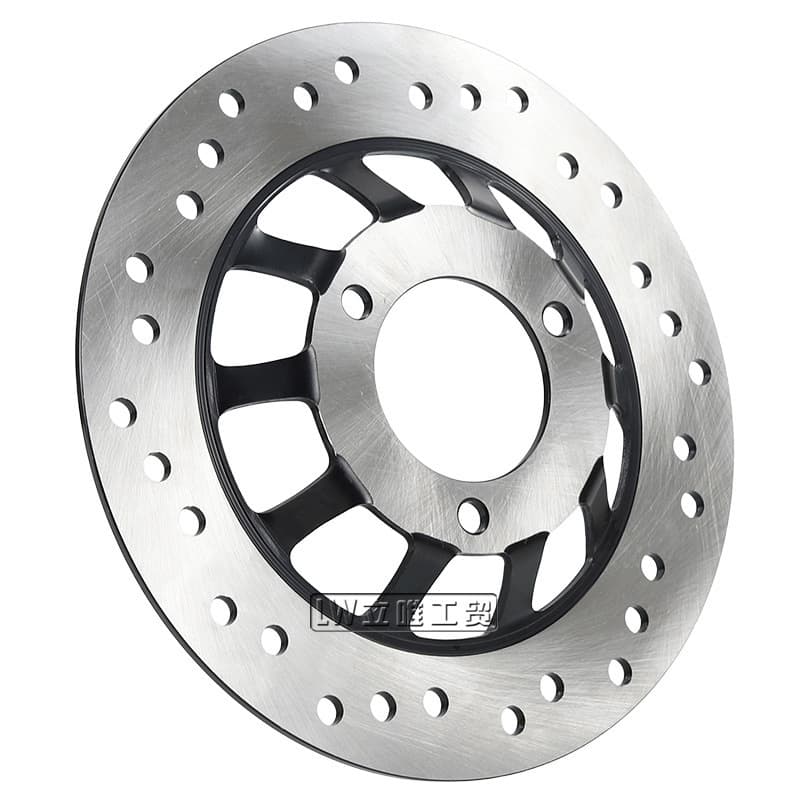 Motorcycle 220mm disc brake disc, convex-concave steel disc, brake pads, inner diameter 58mm, electric vehicle brake disc.