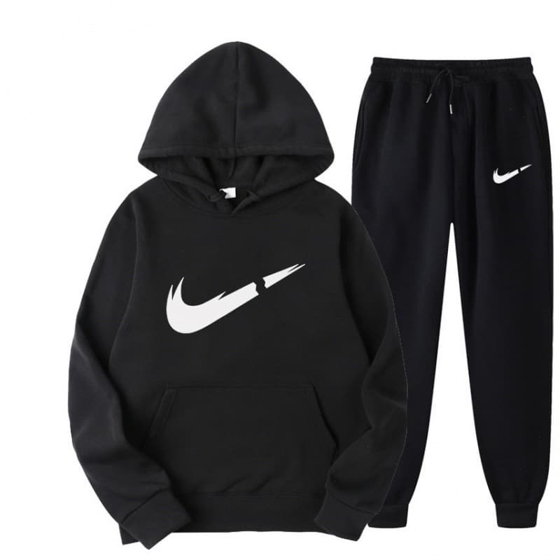 Cross-border Europe and America sports hoodie men's and women's set two-piece set sports men's autumn and winter hooded set hoodie dropshipping