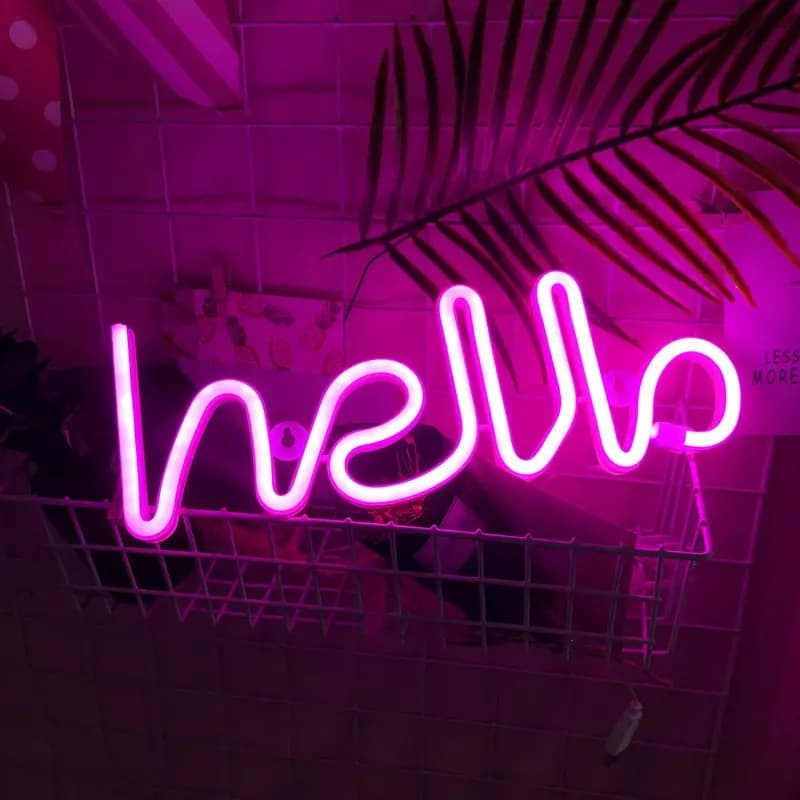 LED Bar Atmosphere Neon Light, Gaming Room Wall Decor, Live Streaming Background Ambiance Light