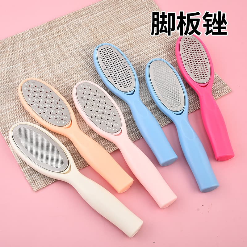 Factory wholesale stainless steel foot file, callus remover, dead skin remover, foot care pedicure tool