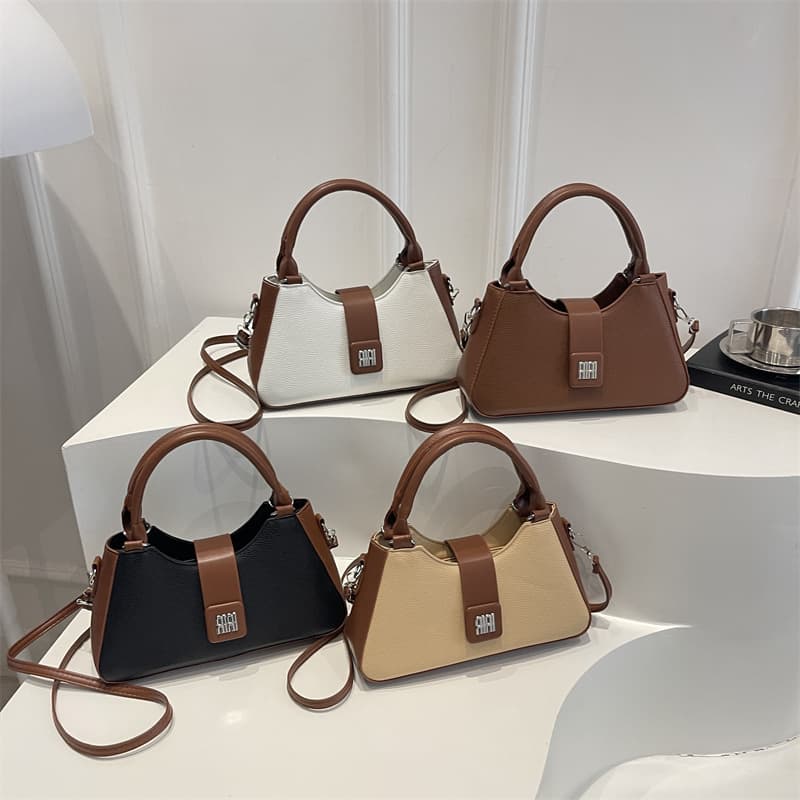 2026 new summer style niche retro fashion foreign style simple high-end texture versatile one-shoulder cross-body handbag