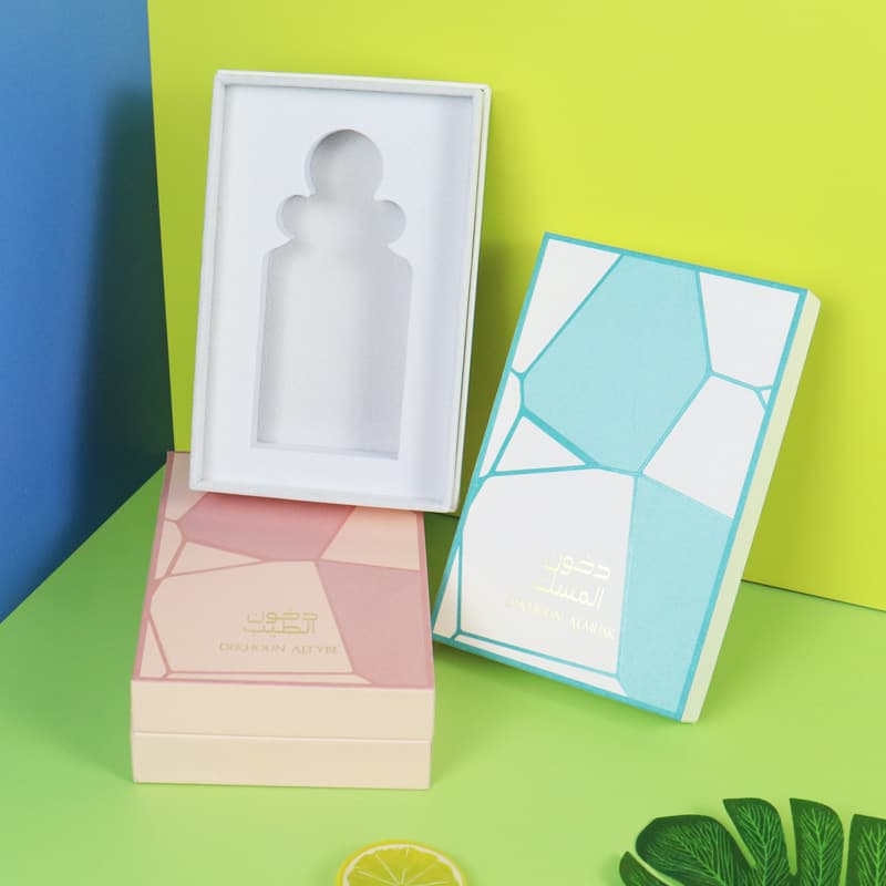 Ins-style perfume bottle packaging gift box customization, high-end packaging box for beauty and skincare products