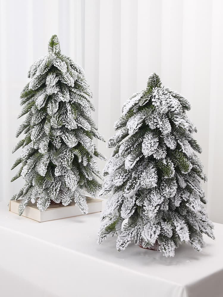 Christmas tree ins style Christmas decorations Nobel pine small desktop ornaments home package falling cedar holy table tree
