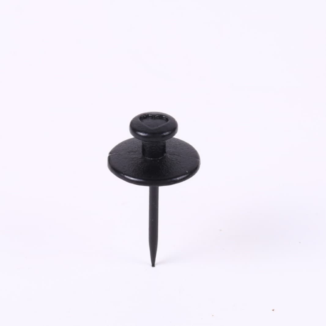 Factory zinc alloy heart-shaped hook nails in black, bronze, gold colors, double-headed pins for soft board photo wall hanging