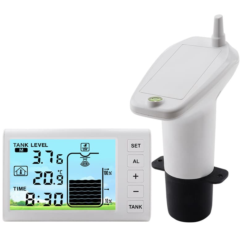 Ultrasonic Level Meter Multifunctional Household Digital Display Water Tank Water Level Monitor High and Low Water Level Alarm