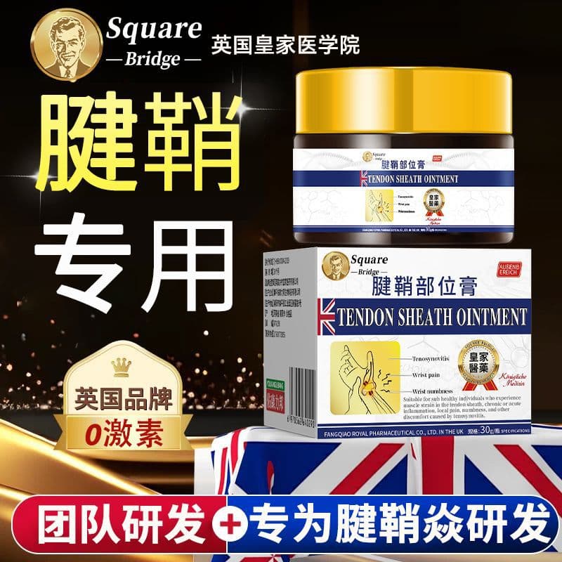SquareBridge Tendonitis Pain Relief Cream Hot Compress Wrist Support Wrist Pain Relief Patch Thumb Finger Pain Relief