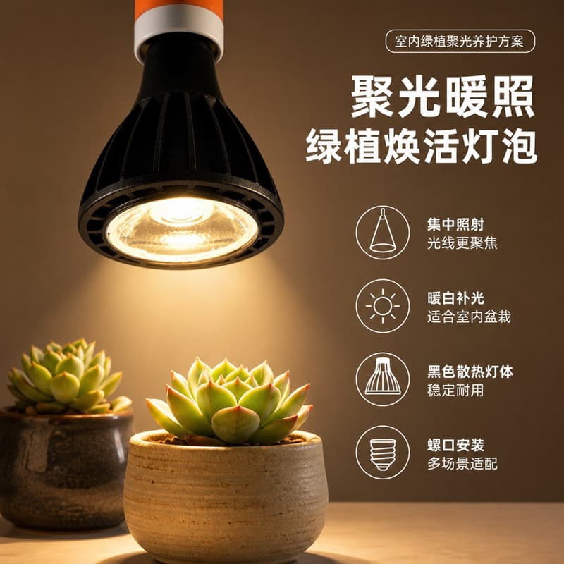 Plant Grow Light LED Full Spectrum for Root Plants, Tubers, Strawberry, Tomato, Vegetables, Flowers, Sun-Simulating
