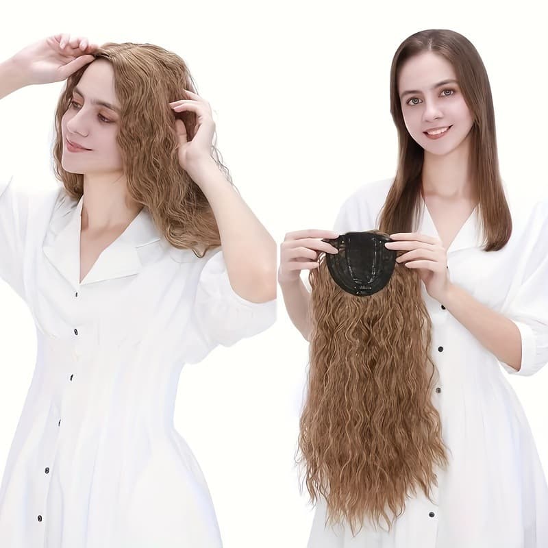 Middle corn must be reissued long reissued piece 13*14 inner net size head wig European and American style