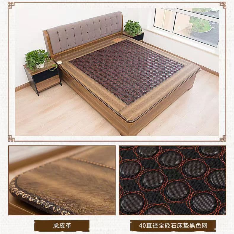 Jade Mattress with Digital Temperature Control, Far Infrared Electric Magnetic Therapy Pad for Home Use