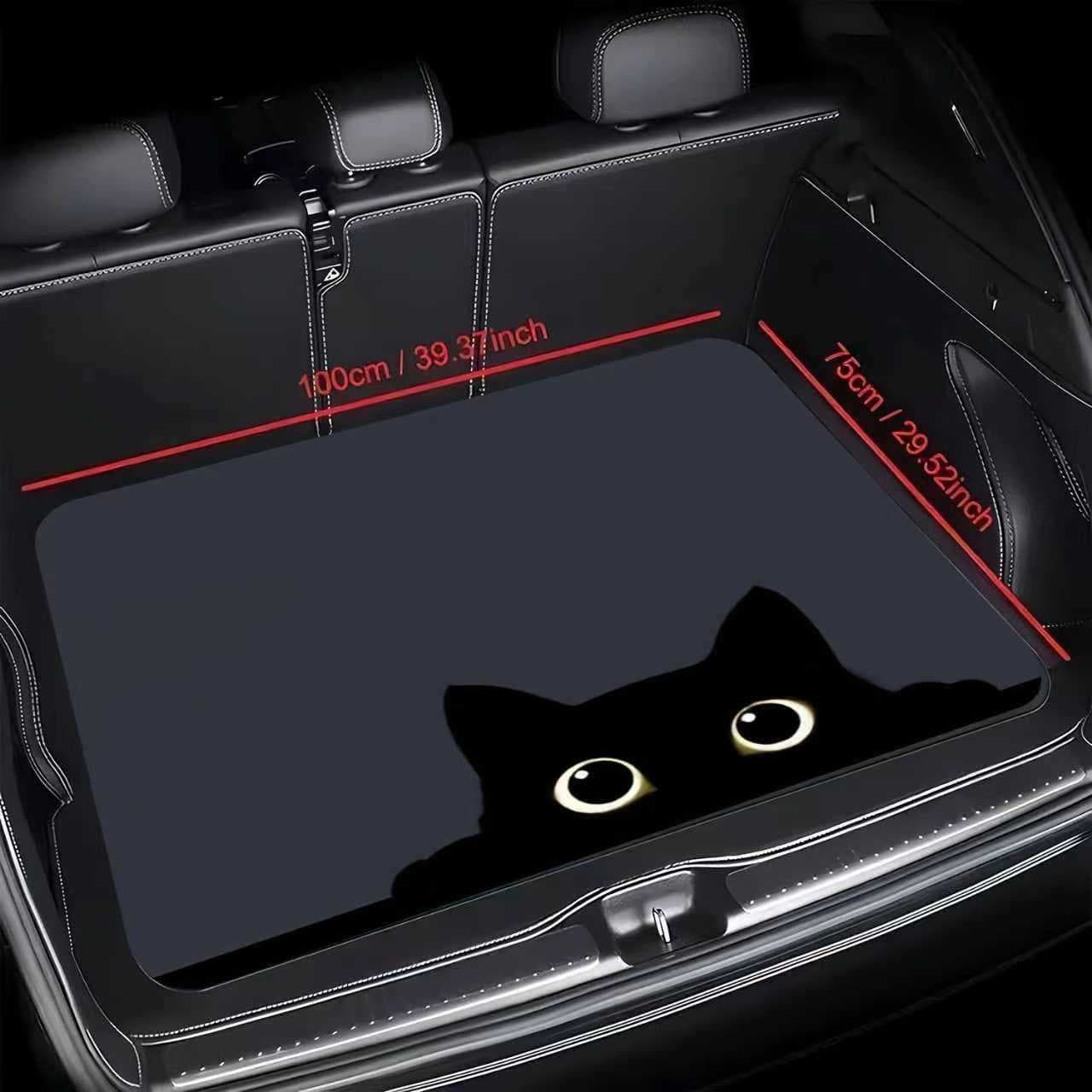 TEMU Label Dropshipping Crystal Velvet Car Trunk Storage Mat - Stain-resistant, Easy-to-clean, Non-slip, Suitable for All Seasons and Cross-border Use