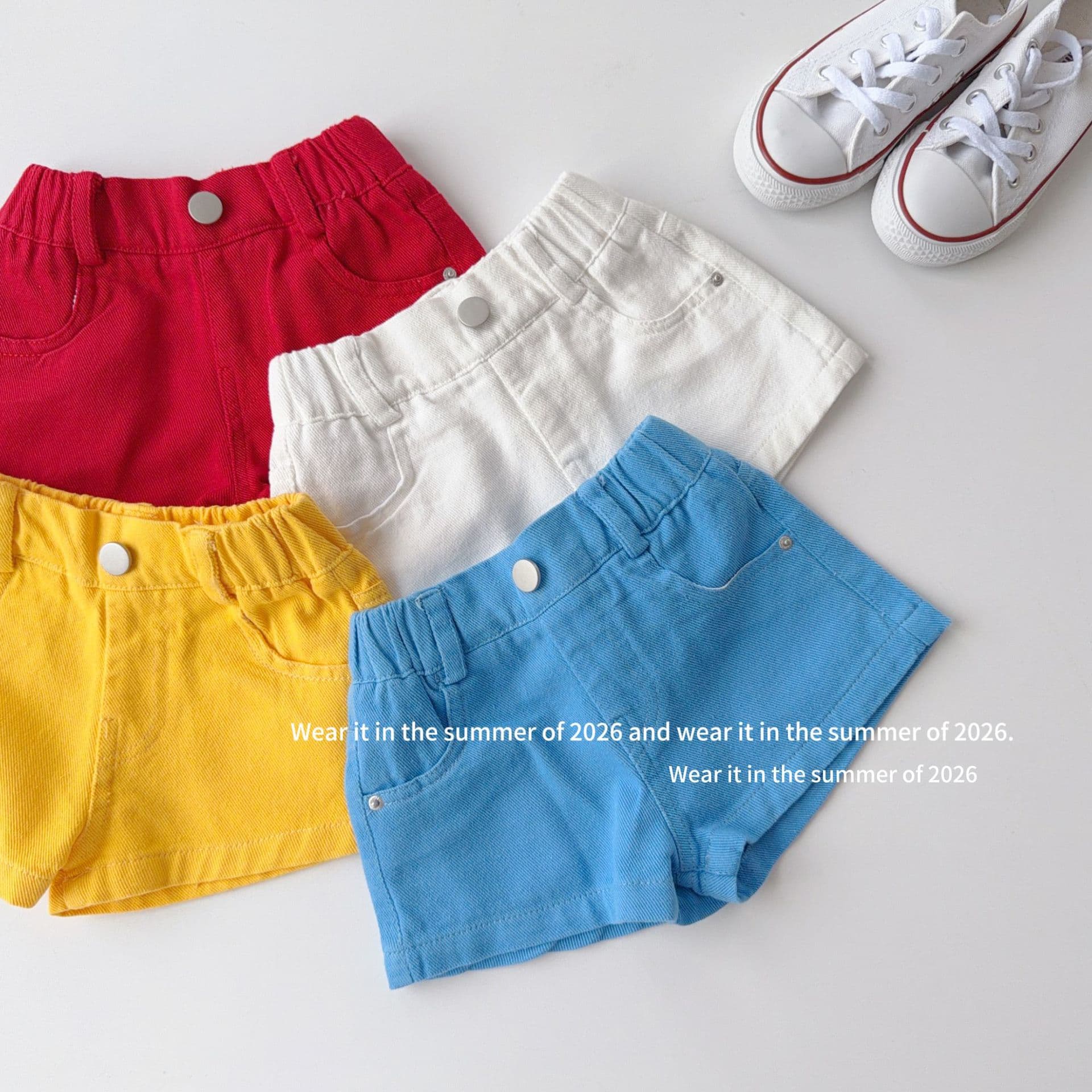 Korean Style Ins Denim Shorts, Hot Girl Trend, Mid-Rise, Hip-Hugging Short Shorts, Sweet and Versatile Girls' Summer Shorts