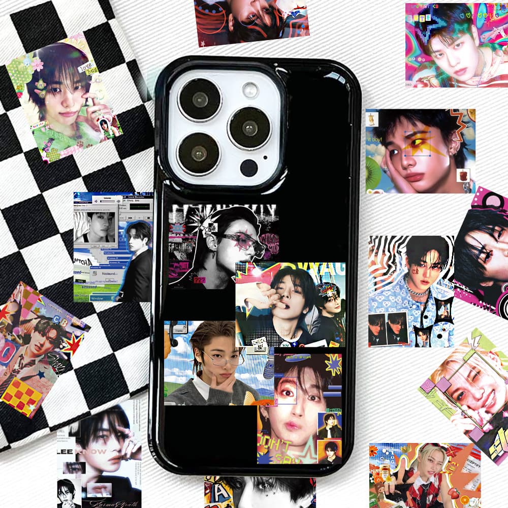 50pcs Stray Kids Retro Y2K Style Mixed Waterproof Journal Water Bottle Decorative Graffiti Stickers