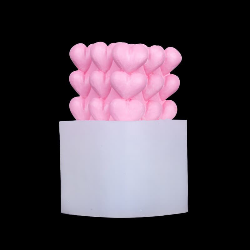 DIY Heart Silicone Mold - Candle, Soap, and Aromatherapy Making Tool - Table Decoration Silicone Mold Accessories
