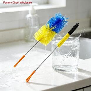 Cross-Border Stock Arabic Water Pipe Brush shisha brush 2-Piece Set Cleaning Brush Water Pipe Accessories