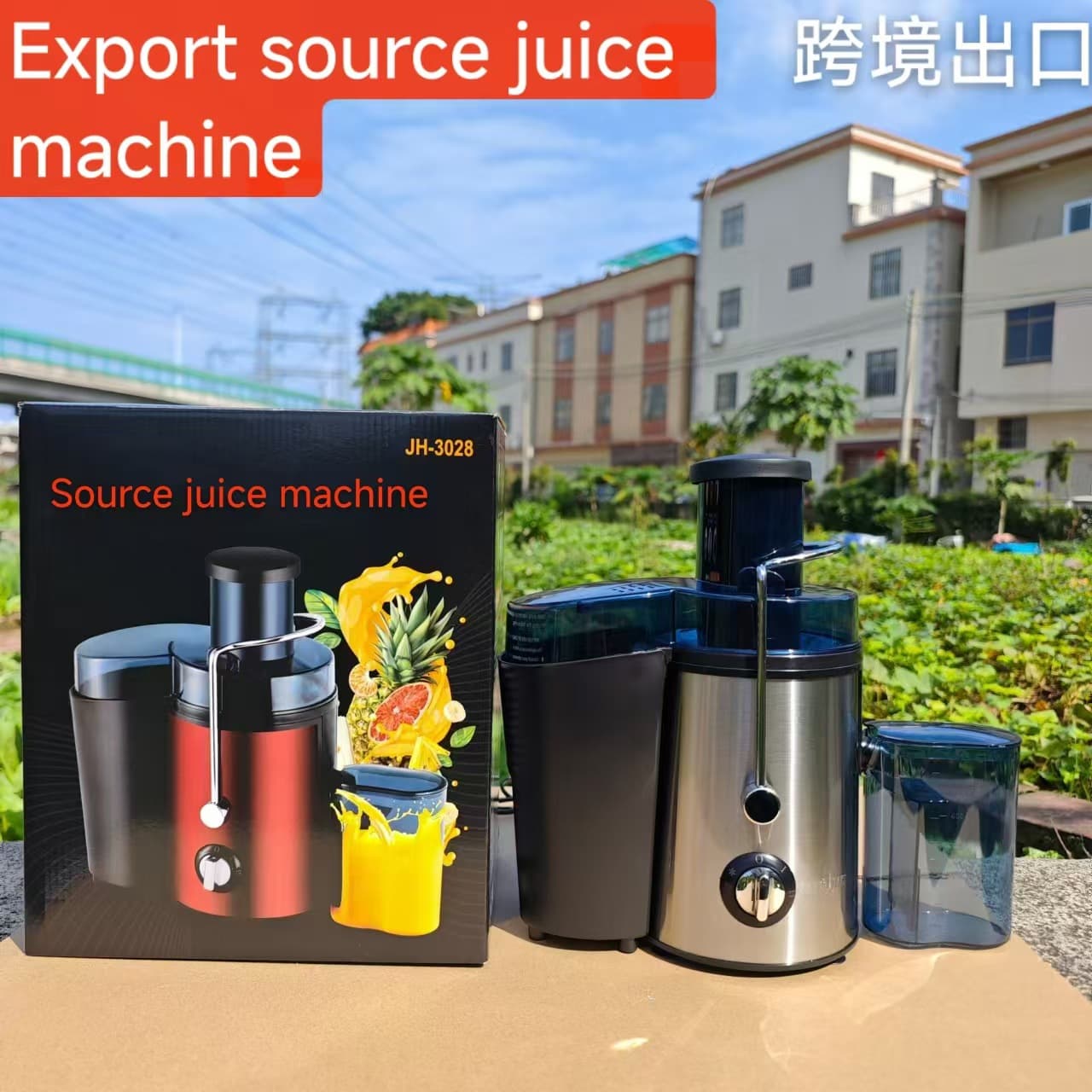 Cross-Border Centrifugal Juicer, Fruit Juice Extractor, Fruit and Vegetable Juice Pulp-Water Separation Juicer, Ready Stock