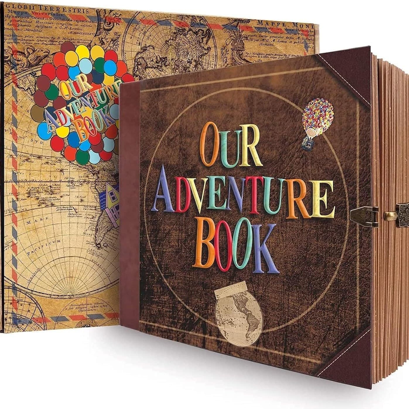 OUR Adventure DIY Photo Album Amazon Bestseller Up Balloon House Kraft Paper Retro Handmade Tie