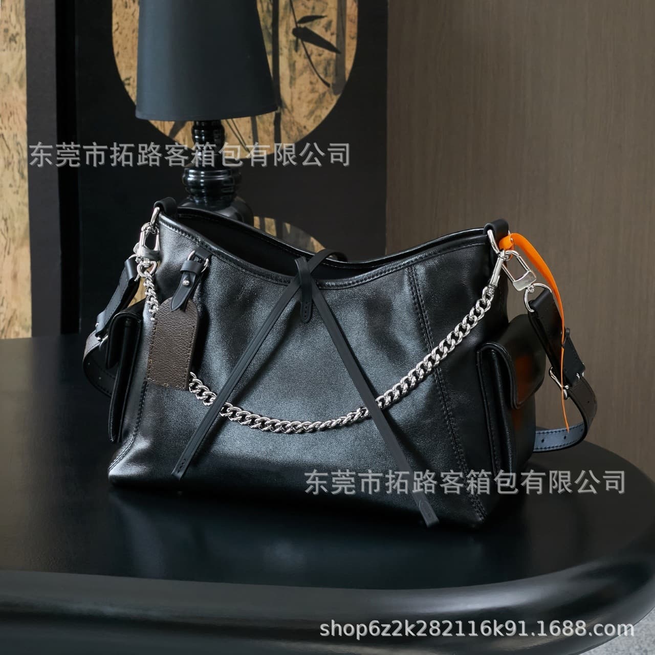 M&LV big brand carryall black warrior lambskin shopping bag tote bag single shoulder crossbody bag for women