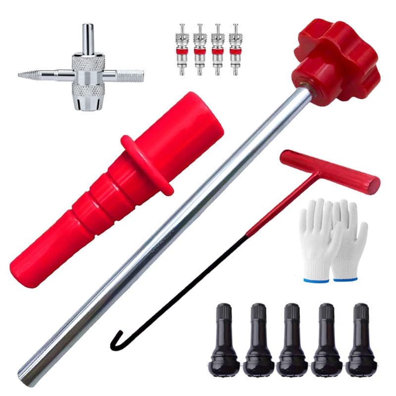 Tire Valve Stem Removal Tool Set Quick Tire Valve Installation Tool Tire Repair Tools Tire Patching