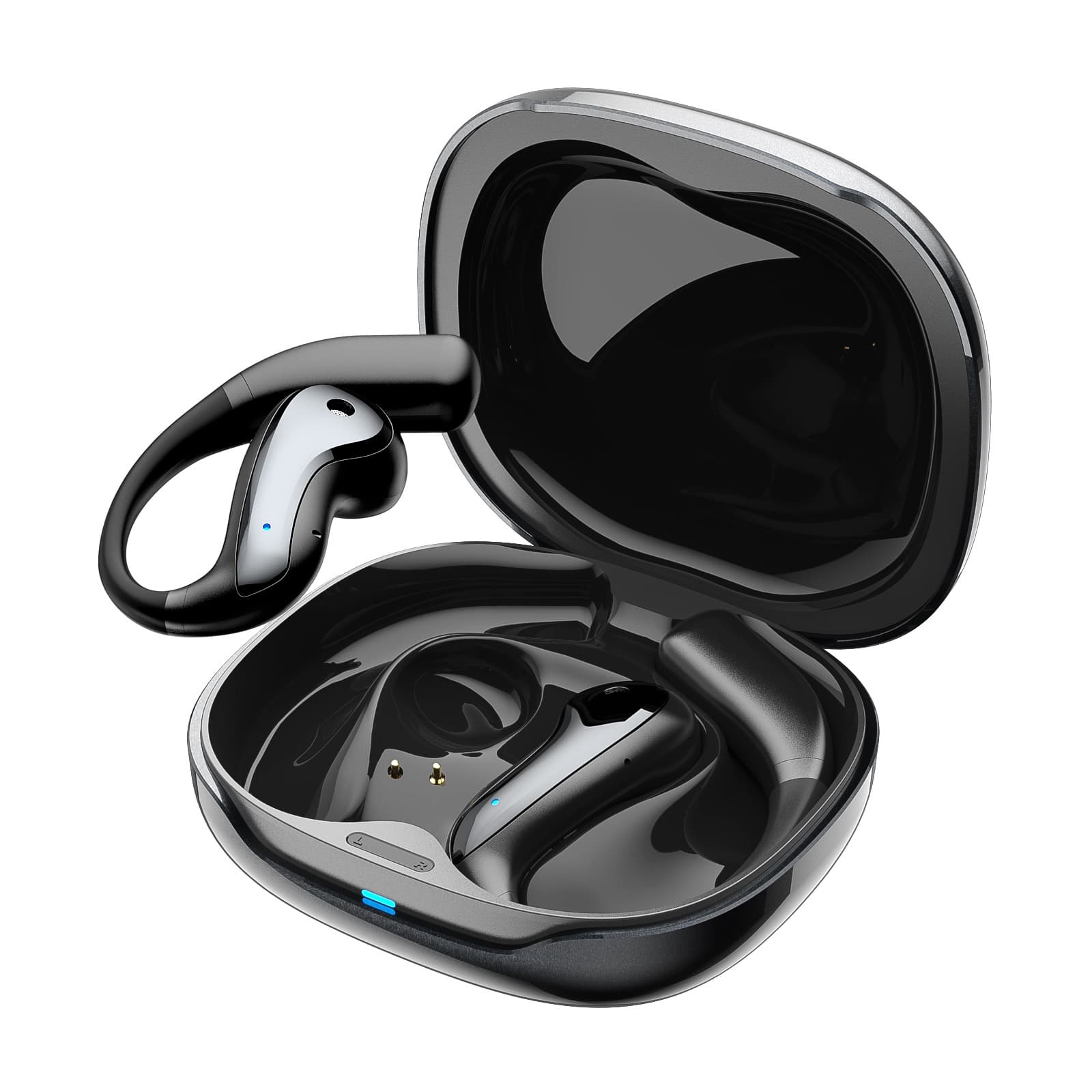 2026 Wireless Bluetooth Headphones Open Ear Clip-On Noise Cancelling Long Battery Life In-Ear Custom Mold