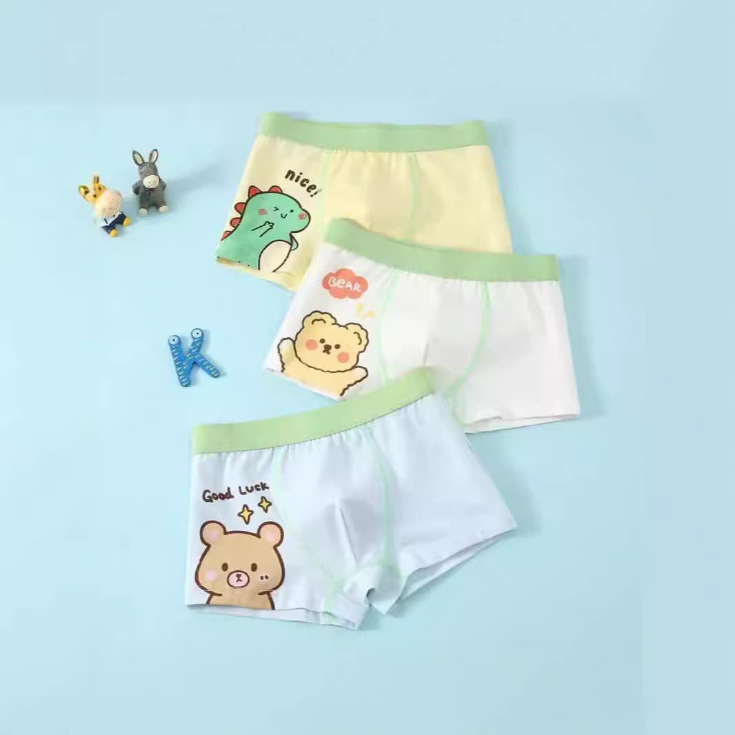 Class A Children's Underwear Seamless Crotch Boys' Boxer Briefs 95% Cotton Shorts for Toddlers and Kids Cotton Crotch
