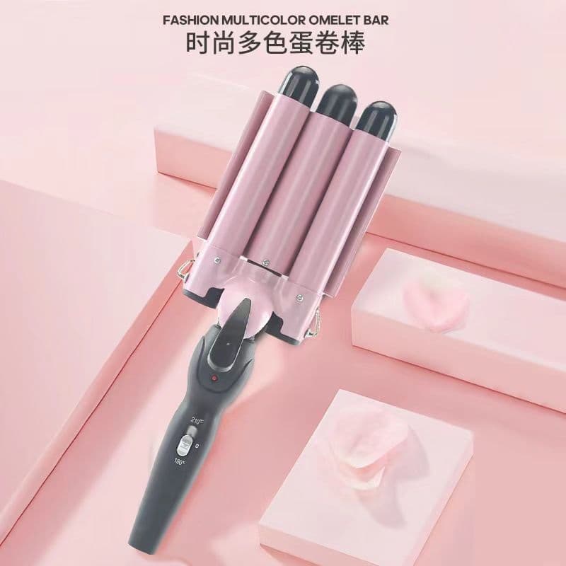 Three-tube curling iron, egg curling iron, water ripple curling iron, large curling iron, electric curling iron