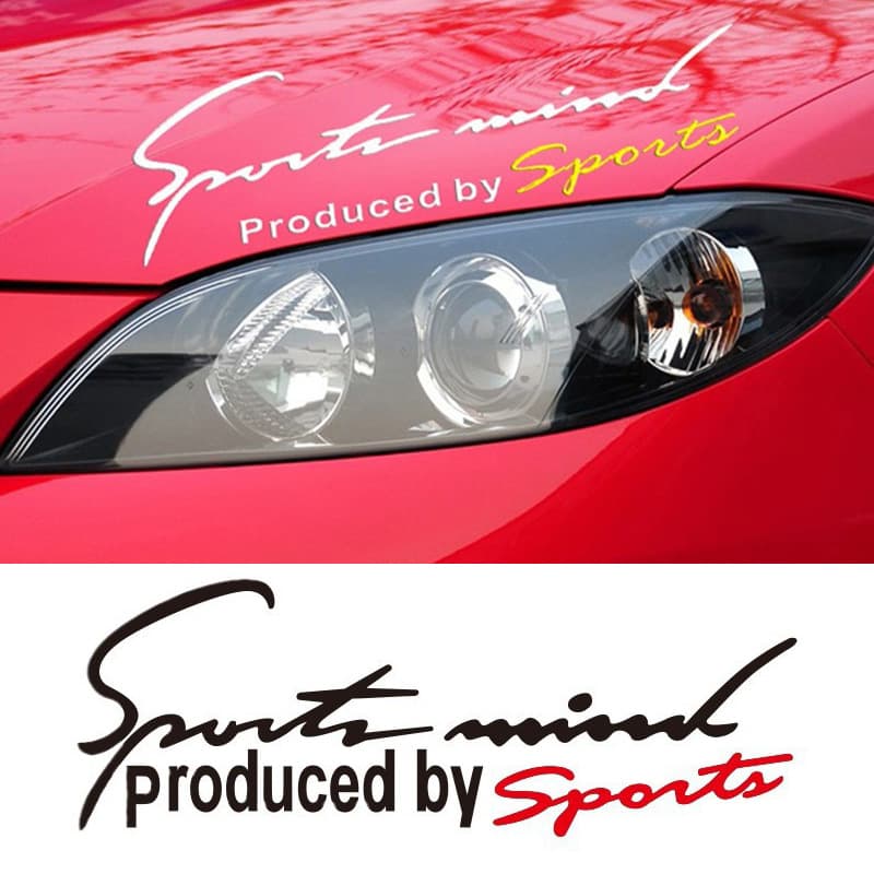 Car Hood Decal Large Headlight Eyebrow Sticker Sports Eyebrow Car Sticker Engine Cover Sport Eyebrow Decal