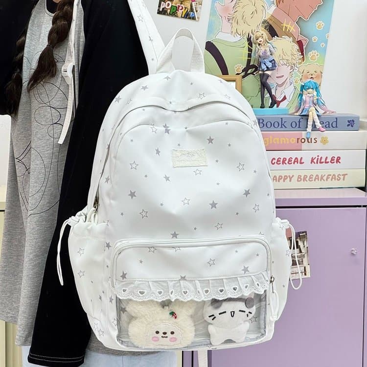 Japanese Style Ita Bag Backpack Large Capacity Niche Ins Student School Bag Lightweight Middle School Junior High Girls Backpack