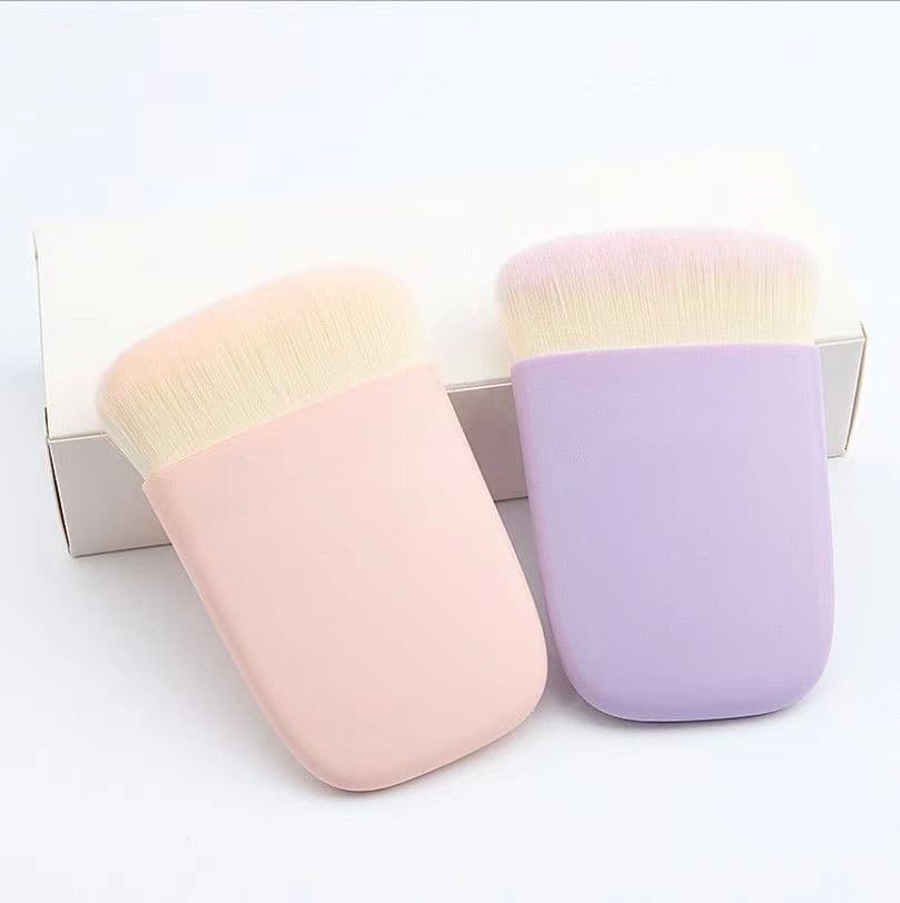 Makeup Brush Powder Brush Fiber Contouring Makeup Tool Dual-Purpose Brush Portable Cosmetics Mini Setting
