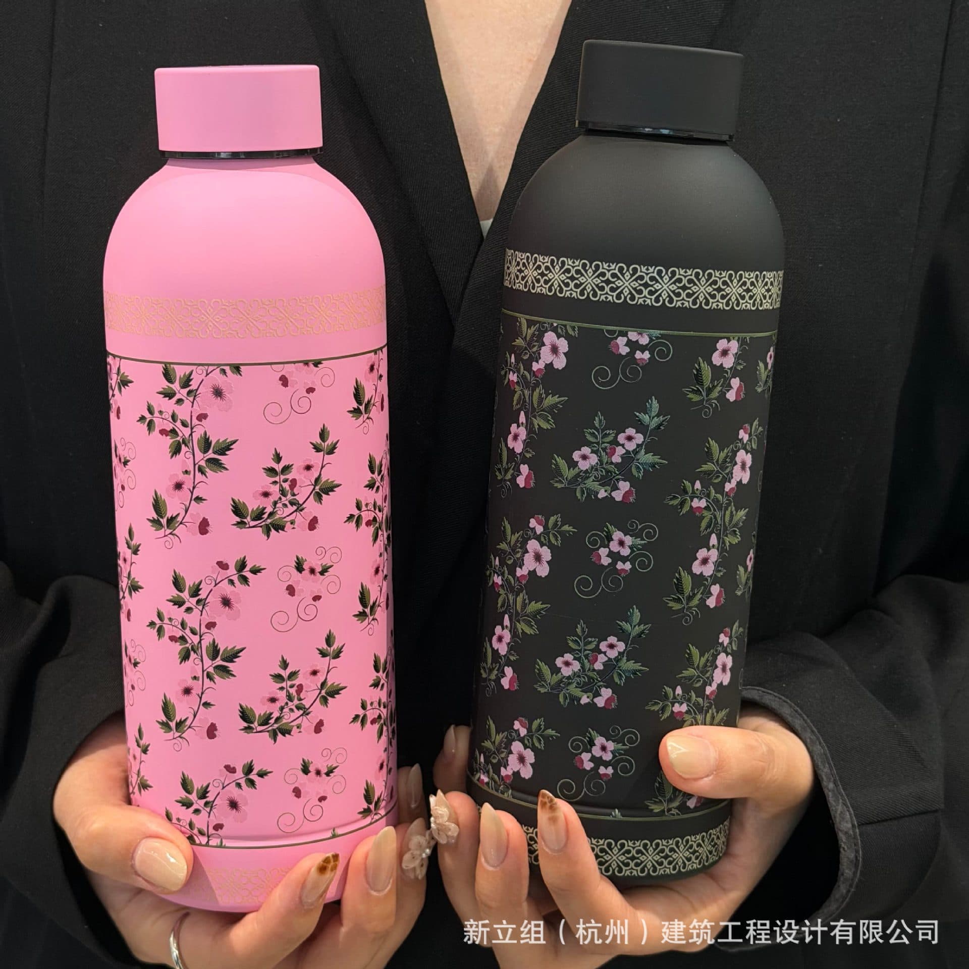 Middle East Saudi Arabia vine pattern thermos cup women's portable thermos cup sports car cooler cup