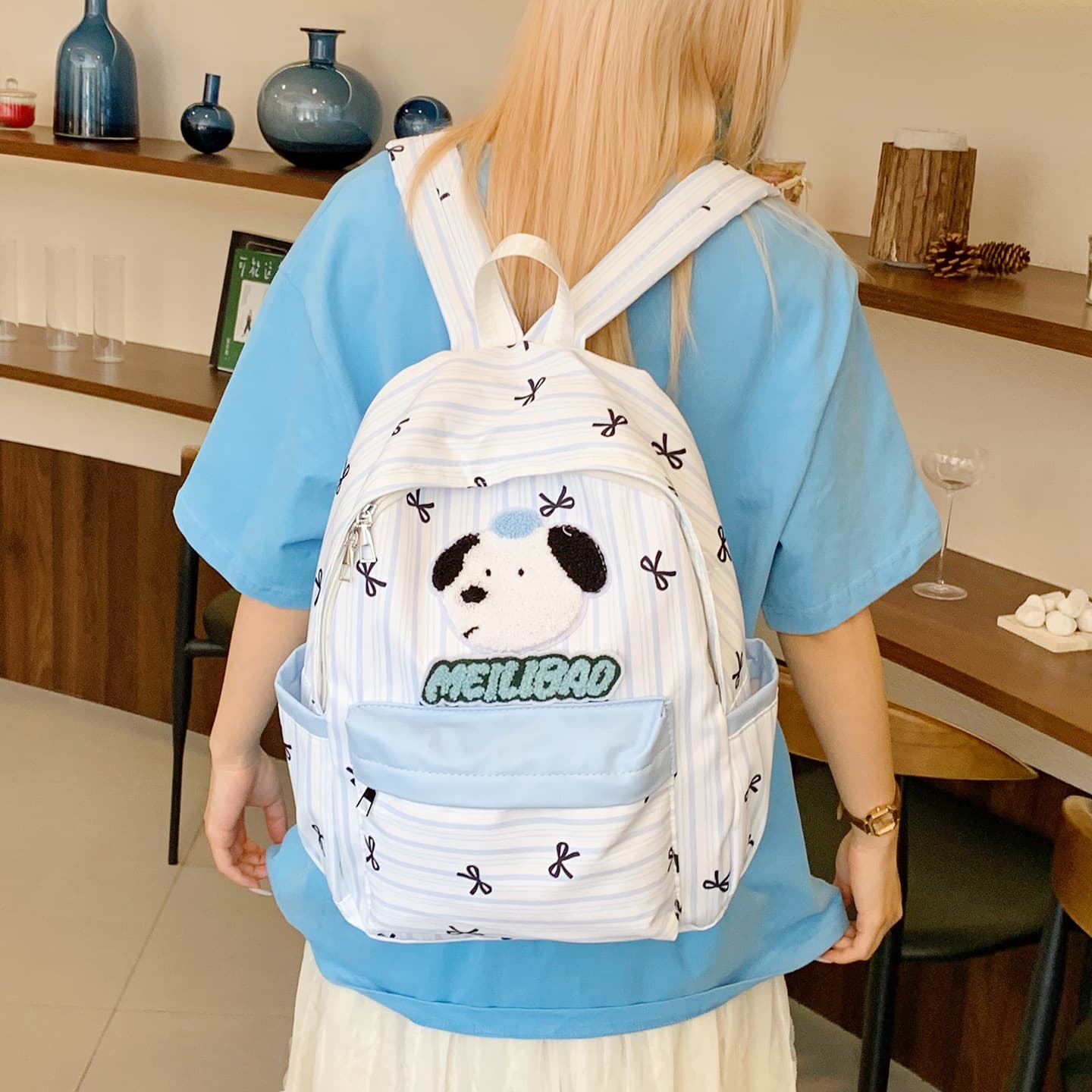 New Style School Backpack for Girls Grades 3-6 Cute Junior High Student 2025 Laptop Bag