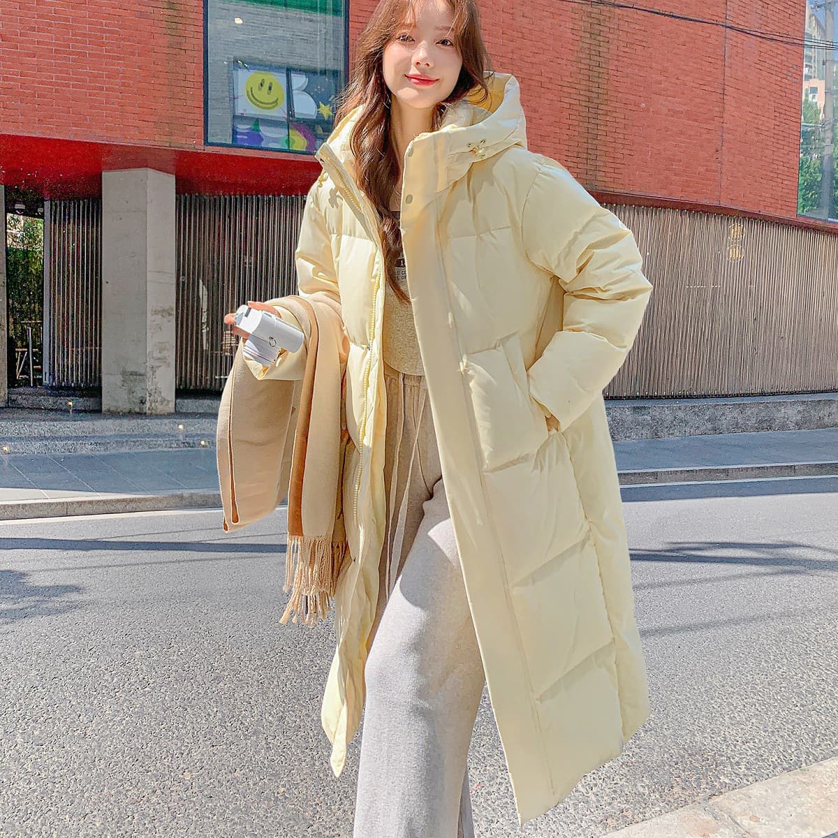 New National Standard 90% Women's Long Down Jacket, Knee-Length 2025 New Style Thickened Loose Extra Long Couple Winter Coat