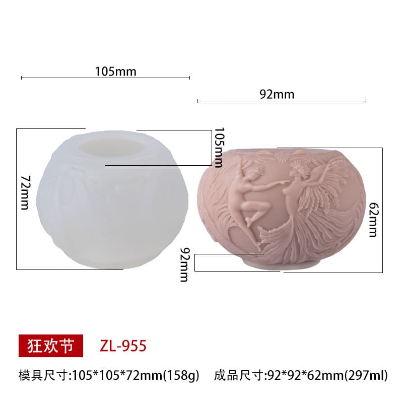 Sanxin Tulip Aromatherapy Candle Silicone Mold Rose DIY Easter Decorative Candle Mold Cross-border