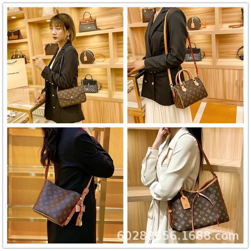 Cross-Border New Model m Lv Women's Bag Chain Bag Messenger Bag Tote Bag Pillow Bag Underarm Bag Tote Bag Chain Bag