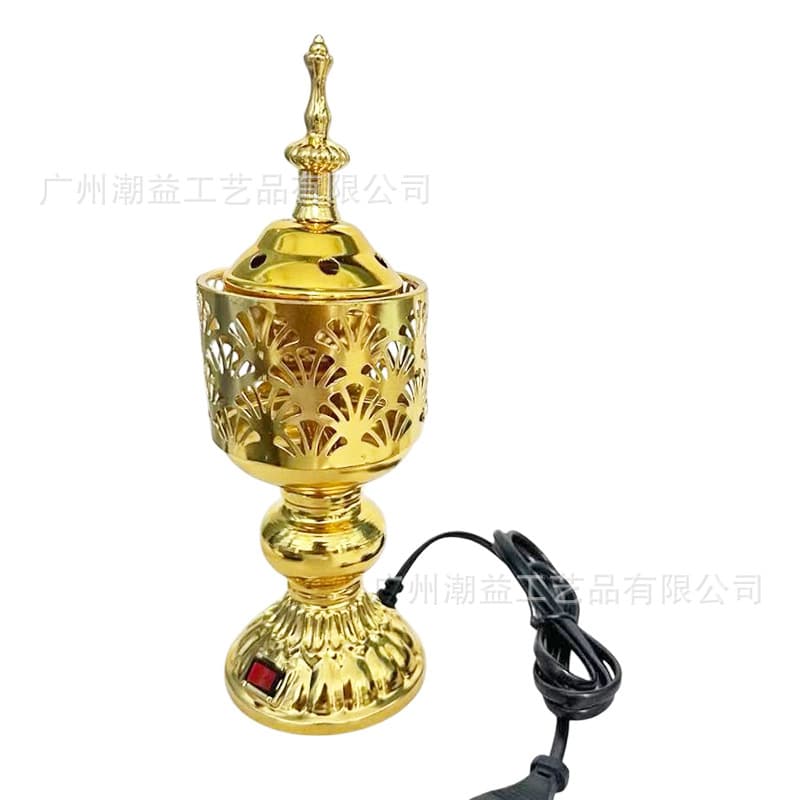 Electric incense burner Middle East Saudi Arabia metal plug-in metal aromatherapy burner wholesale