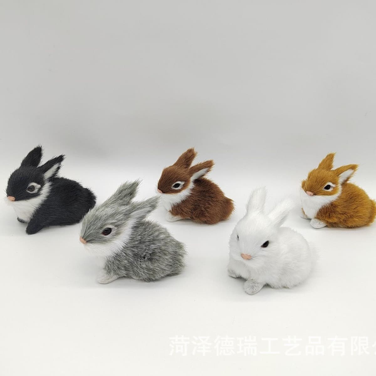 Simulated Easter Bunny Animal Plush Toy Small Animal New Doll Ornament