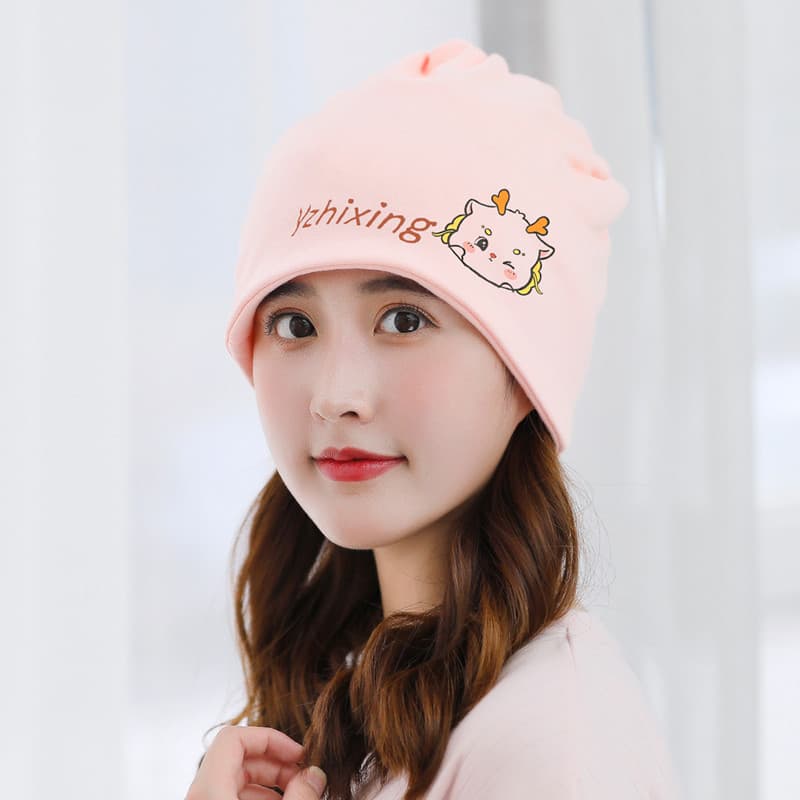 [Baby's Journey] Maternity Hat, Pregnant Women's Pure Cotton Headscarf, Spring/Autumn/Summer/Winter Style Headband, Postpartum Supplies